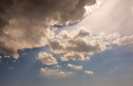 Cloudy weather viewの写真素材