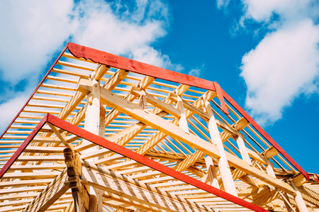 Wooden buildingsの写真素材