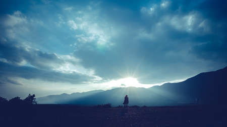 sunsetの写真素材