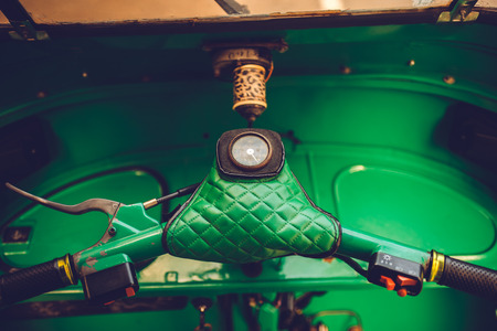 Three wheeled motorcycle, Sri Lankaの写真素材