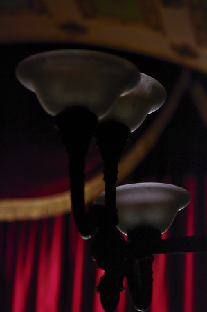 Lights out, it's showtime!の写真素材