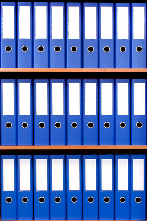 The image of file folders.の写真素材
