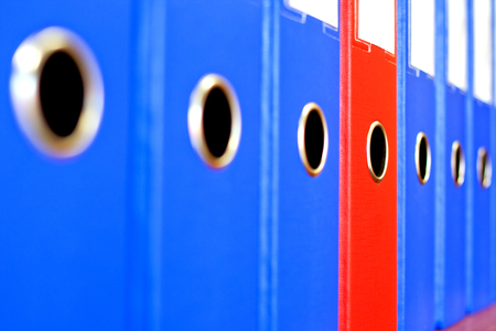 The image of file folders.の写真素材