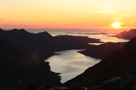 Lofoten Norwayの写真素材