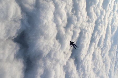 Skydiving in Norwayの写真素材