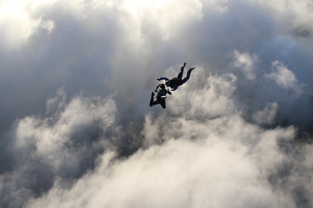Skydiving in Norwayの写真素材