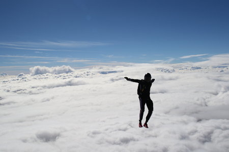 Skydiving in Norwayの写真素材