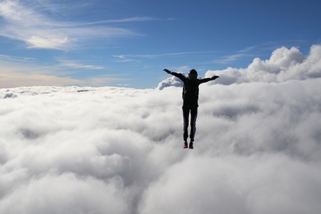 Skydiving in Norwayの写真素材