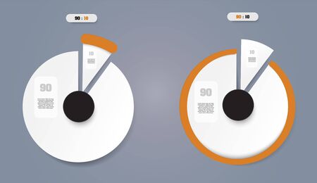 diagram, graph, presentation, chart, business concept with - options.のイラスト素材