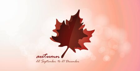 Autumn background with realistic leaves on watercolor style.のイラスト素材
