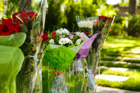 Well decorated bouquet with lot of flowers