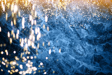 Bokeh lights. Beautiful Christmas background. desingの写真素材