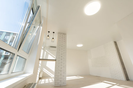 New empty small room in renovated home