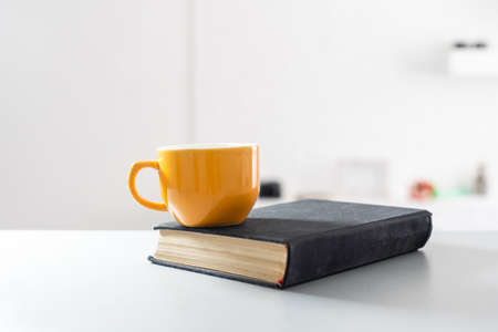 Personal Bible Study with a Cup of Coffeeの写真素材