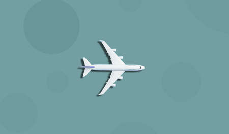 Miniature airplane travel theme, 3d renderingの写真素材