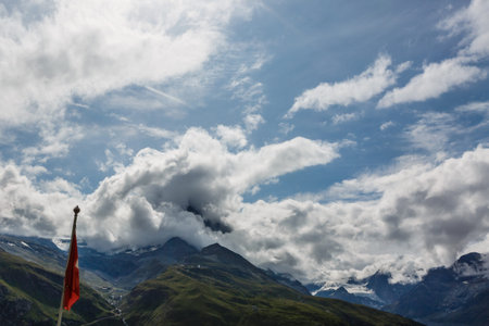 This wiewpoint is above the clouds, who surrounding another peaks in this area.