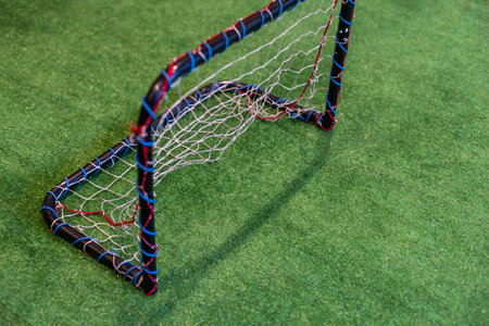 Toy football field - sport background
