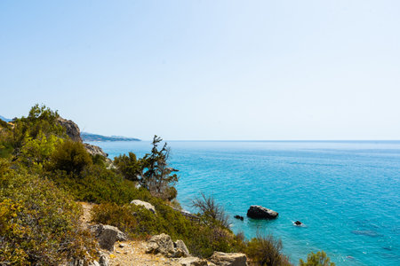 Exotic island at the south of Crete, with the amazing a Beach, Greeceの写真素材