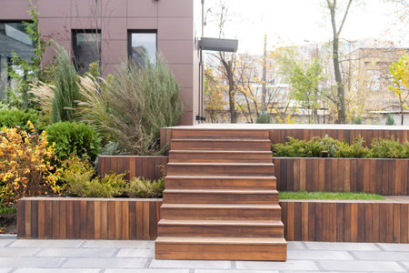 green landscaping near the facade of a business building
