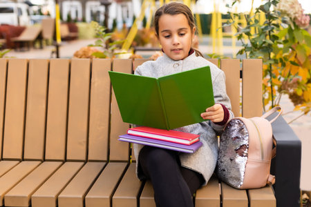 School club. Modern education. Private schooling. Teen with backpack. Stylish smiling schoolgirl....
