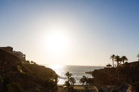 Beach in Tenerife, Canary Islands, Spainの写真素材