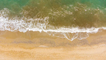 Tropical beach wave retro styleの写真素材