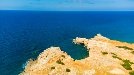 Holidays at Aegean Sea of Crete, Greeceの写真素材