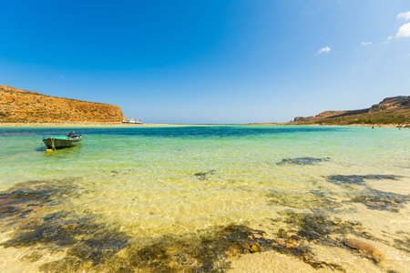 lagoon in Ballos, Crete, Greece