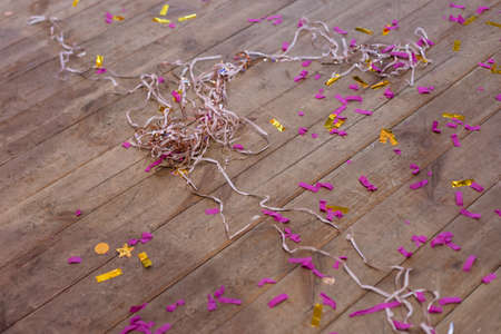 colourful confetti background, party celebration backgroundの写真素材