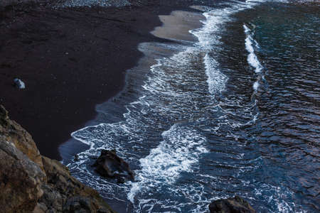 Water next to the oceanの写真素材