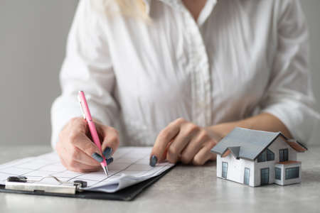 Real Estate House Inspection And Appraisal. Property Insuranceの写真素材