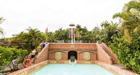 a part of siam park in tenerifeの写真素材