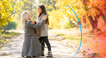 family with virtual barrier as virus protection