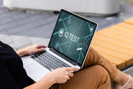 E-learning and Online Education for Student and University Concept. Graphic interface showing technology of digital training course for people to do remote learning from anywhere.の写真素材