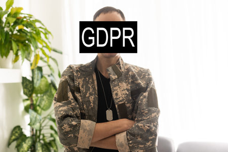 General data protection regulation GDPR concept. people