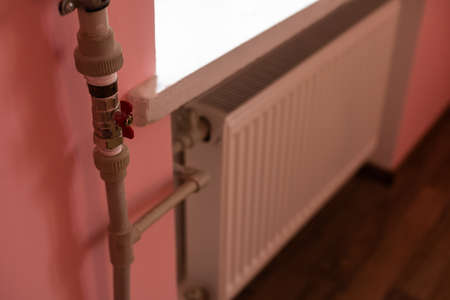 faucet on old battery, engineering,の写真素材