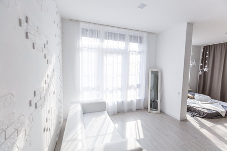 laptop on screen flat designsの写真素材