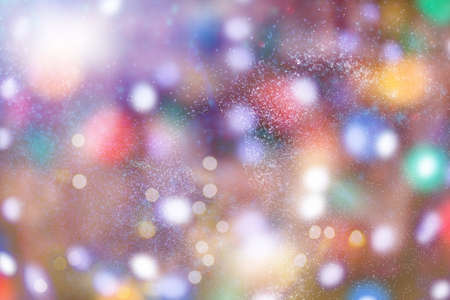 Abstract background with blur bokeh light effect. illustrationの写真素材
