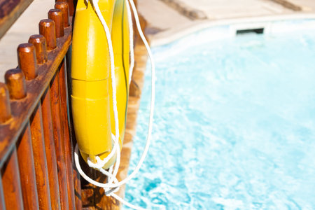 Hotel swimming pool water background