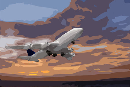 airplane, illustration of an aircraft