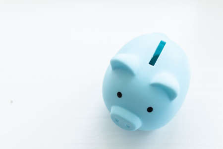 Piggy bank isolated on white background.の写真素材