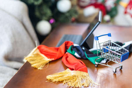 Browsing Network Internet UAE Flag Conceptの写真素材