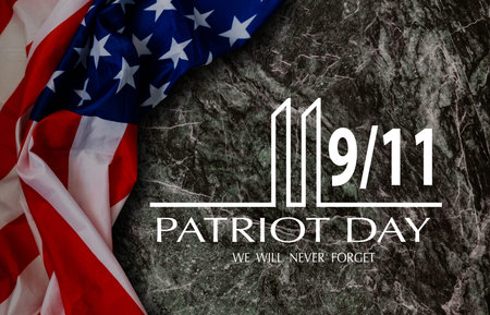 Memorial Day Remember and Honor text and America flag on white background. Happy Memorial Day...