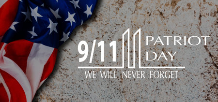 Memorial Day Remember and Honor text and America flag on white background. Happy Memorial Day National USA holiday, 3d renderの写真素材