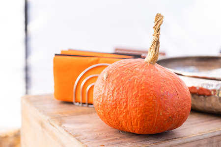 decor for halloween, decorations, pumpkinの写真素材