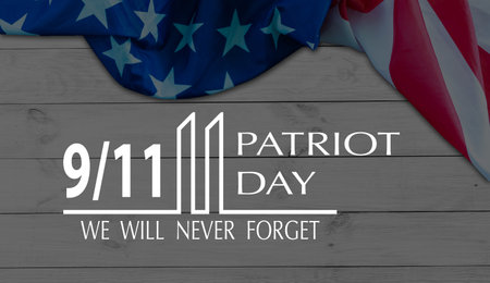 Memorial Day Remember and Honor text and America flag on white background. Happy Memorial Day National USA holiday, 3d renderの写真素材