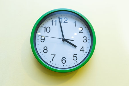 Focus time in clock of four oclock for the design in your business concept and design in your work.
