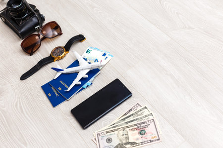 Aerial view of things to travel