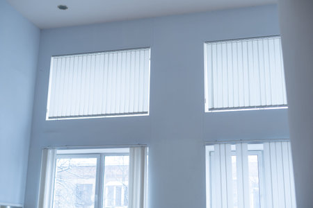 Large window isolated on a white background. High quality photo