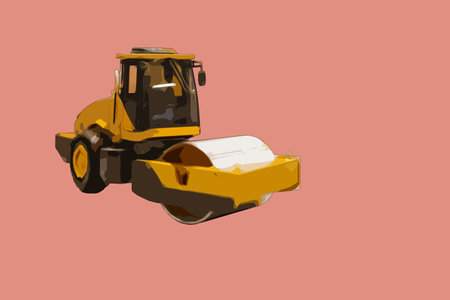 Excavator logo designs concept illustrationの写真素材